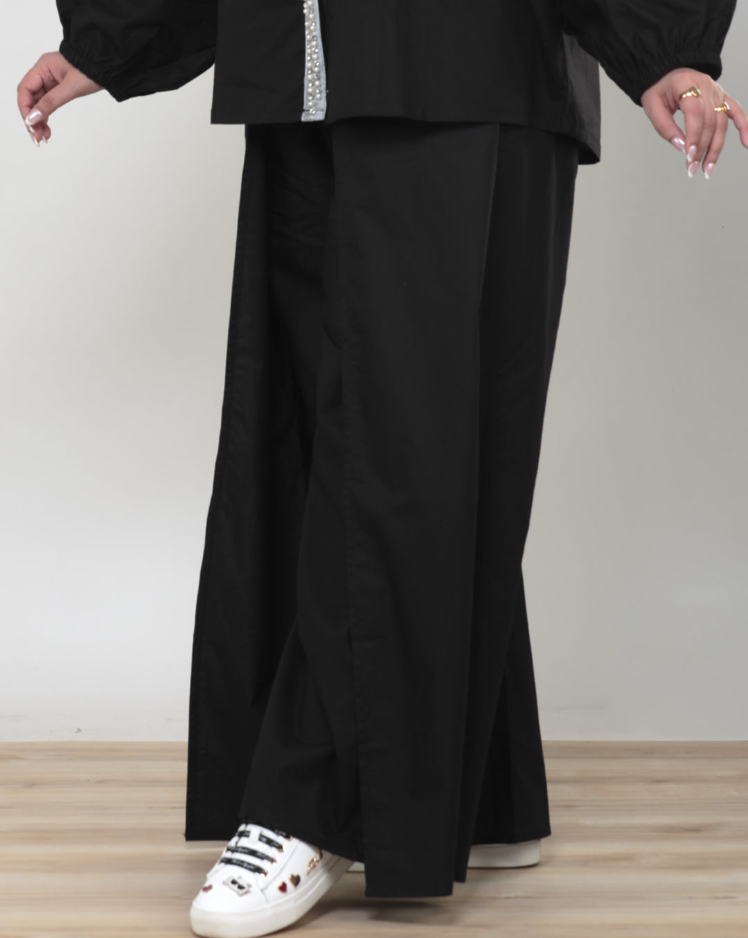 Shop Black Cotton Pants for women Online