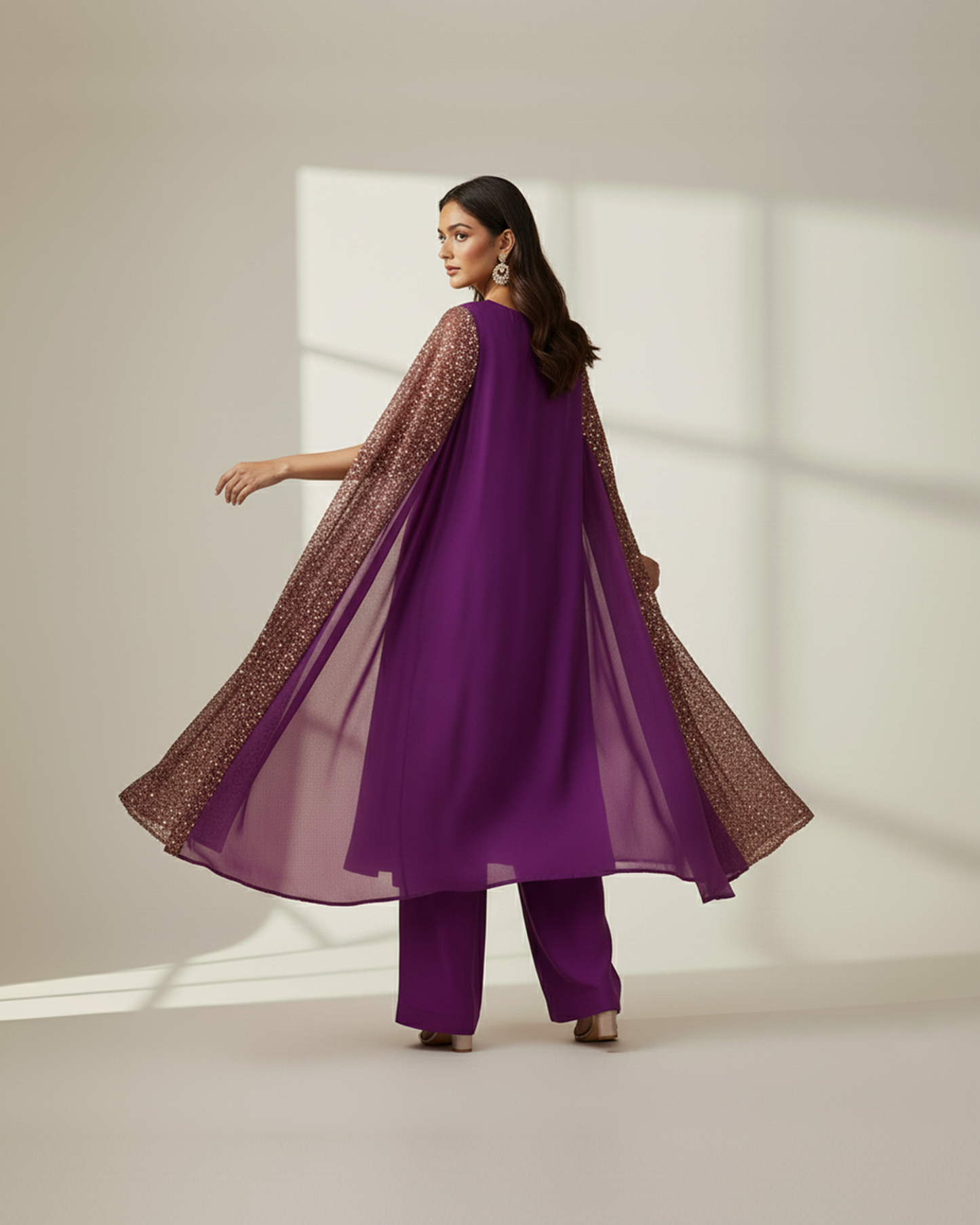 The 'Rose Lily Drift' Silk Set