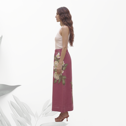 Pink Flora Skirt