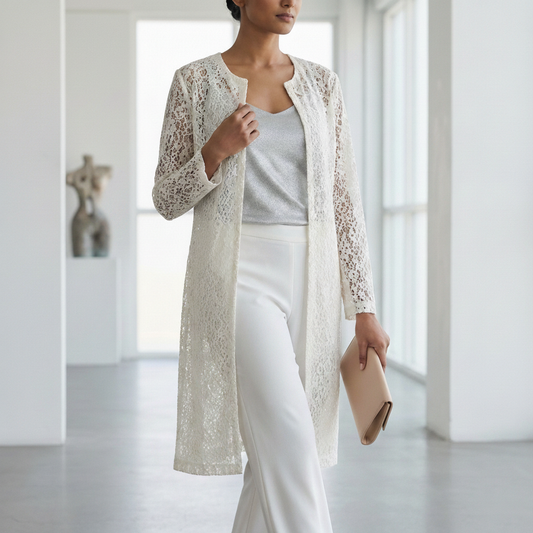 Cloud Dancer Lace Co-ord Set