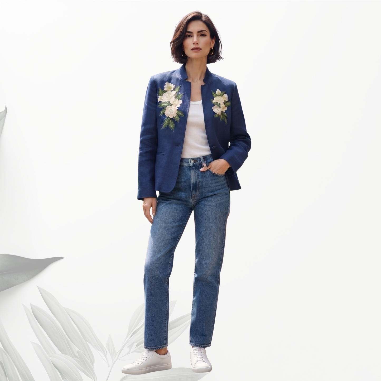 Flora Blazer (Hip Length)
