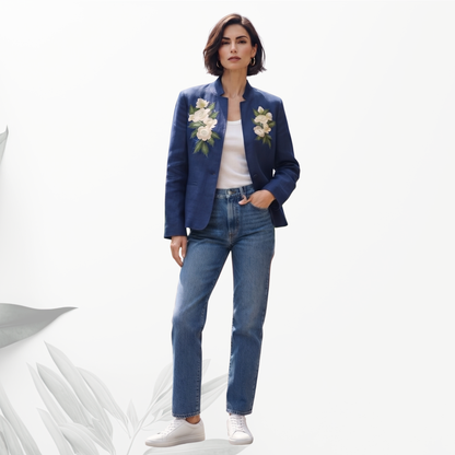 Flora Blazer (Hip Length)