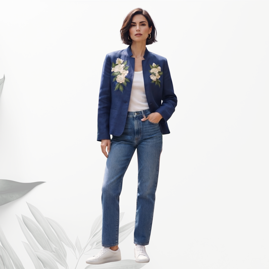 Flora Blazer (Hip Length)