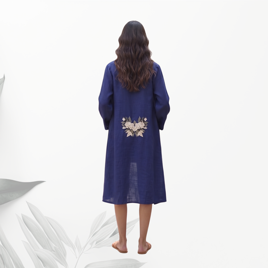 Blue Flora Three Piece Co-ord Set