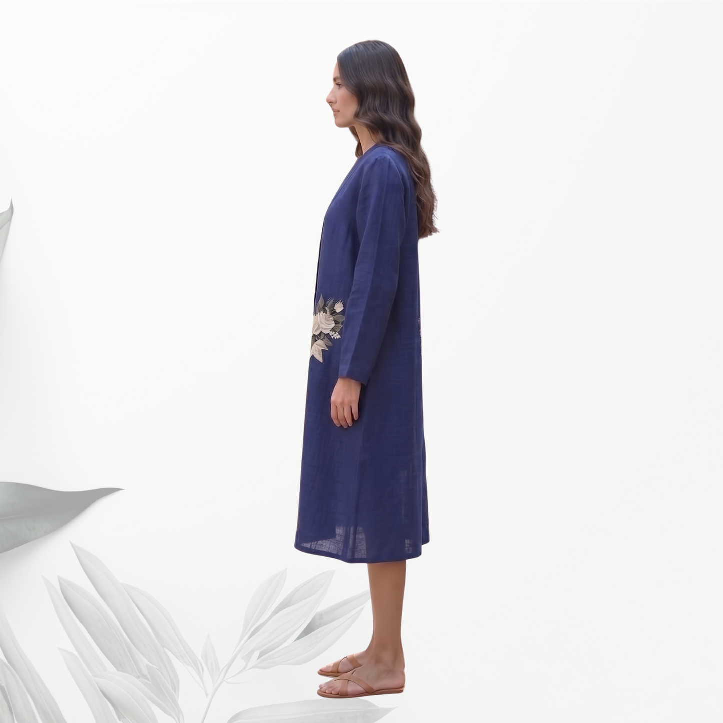 Blue Flora Three Piece Co-ord Set