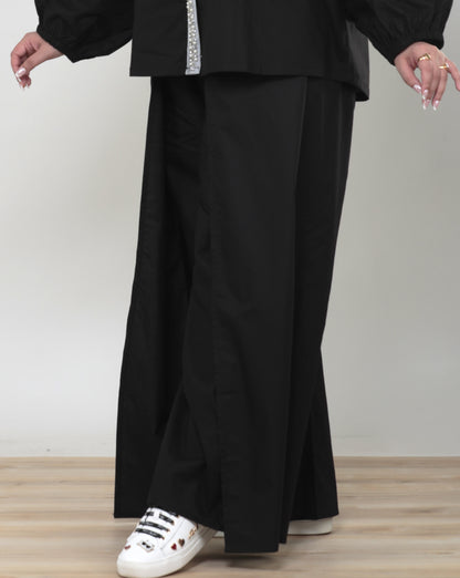 Shop Black Cotton Pants for women Online