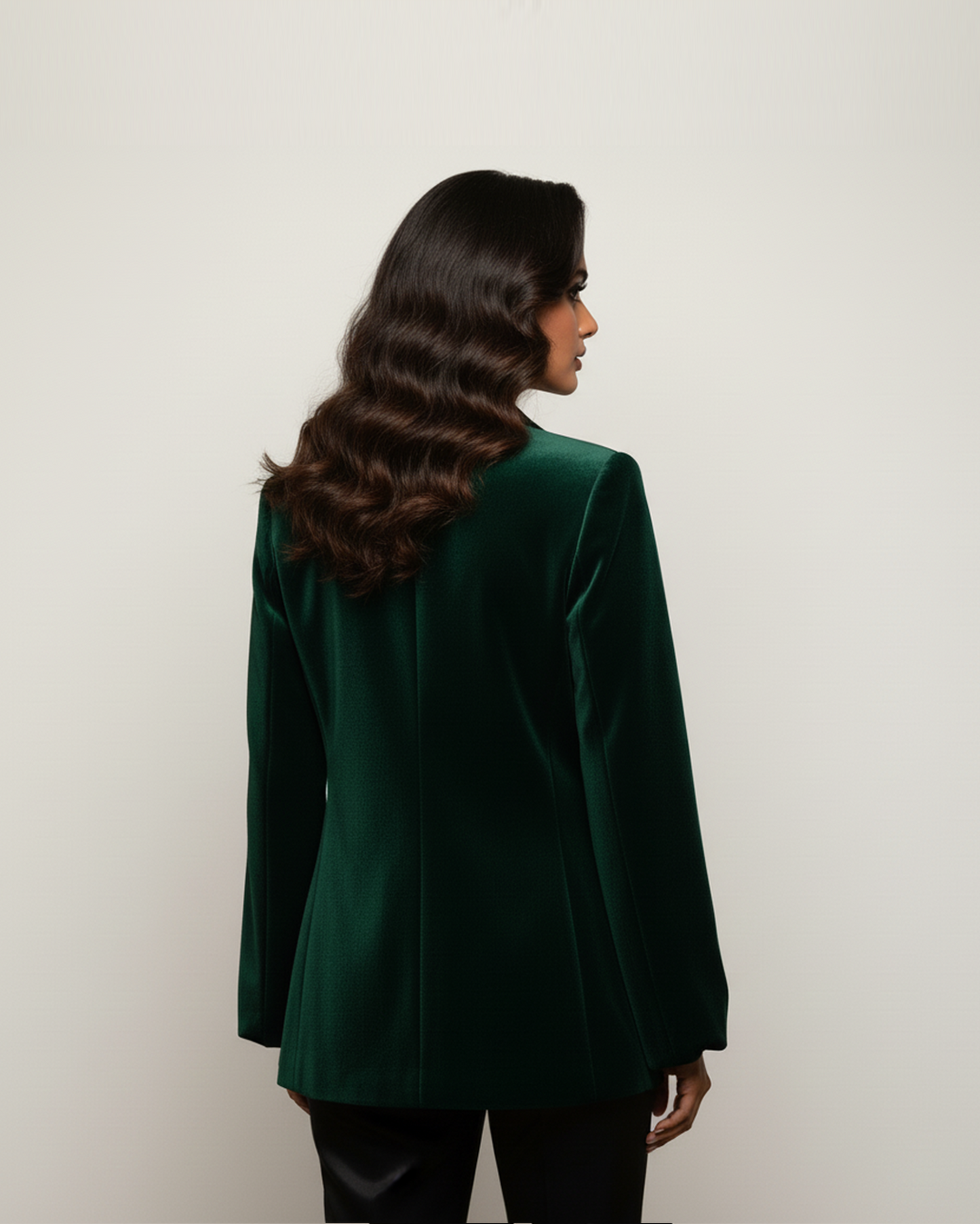 The 'Nocturne' Jewel-Lapel Velvet Jacket