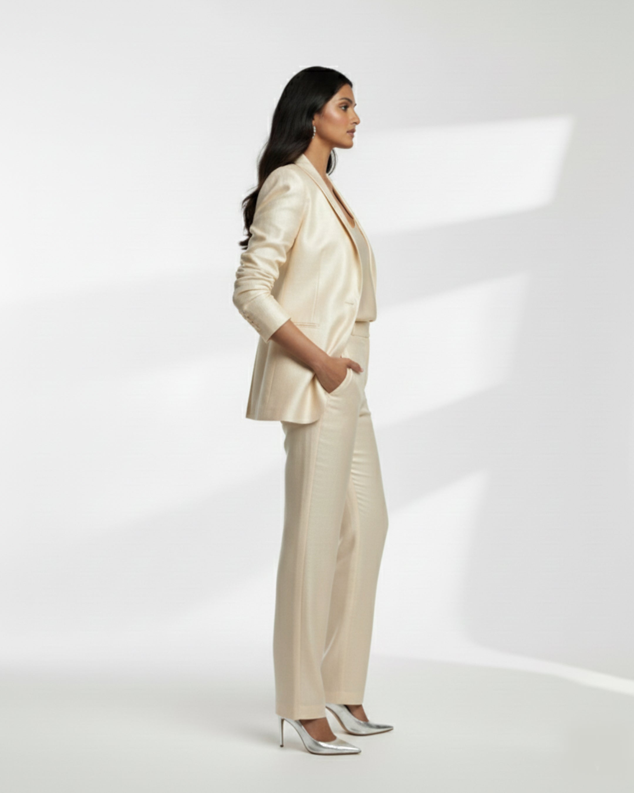 The Electric Polka Co-ord Set - Cream