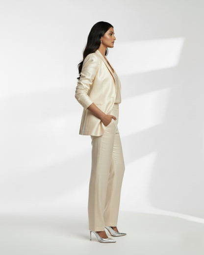 The Electric Polka Co-ord Set - Cream