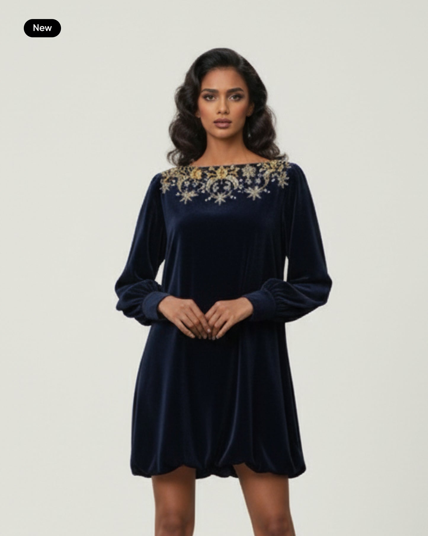 The Golden Cosmos Mini Dress