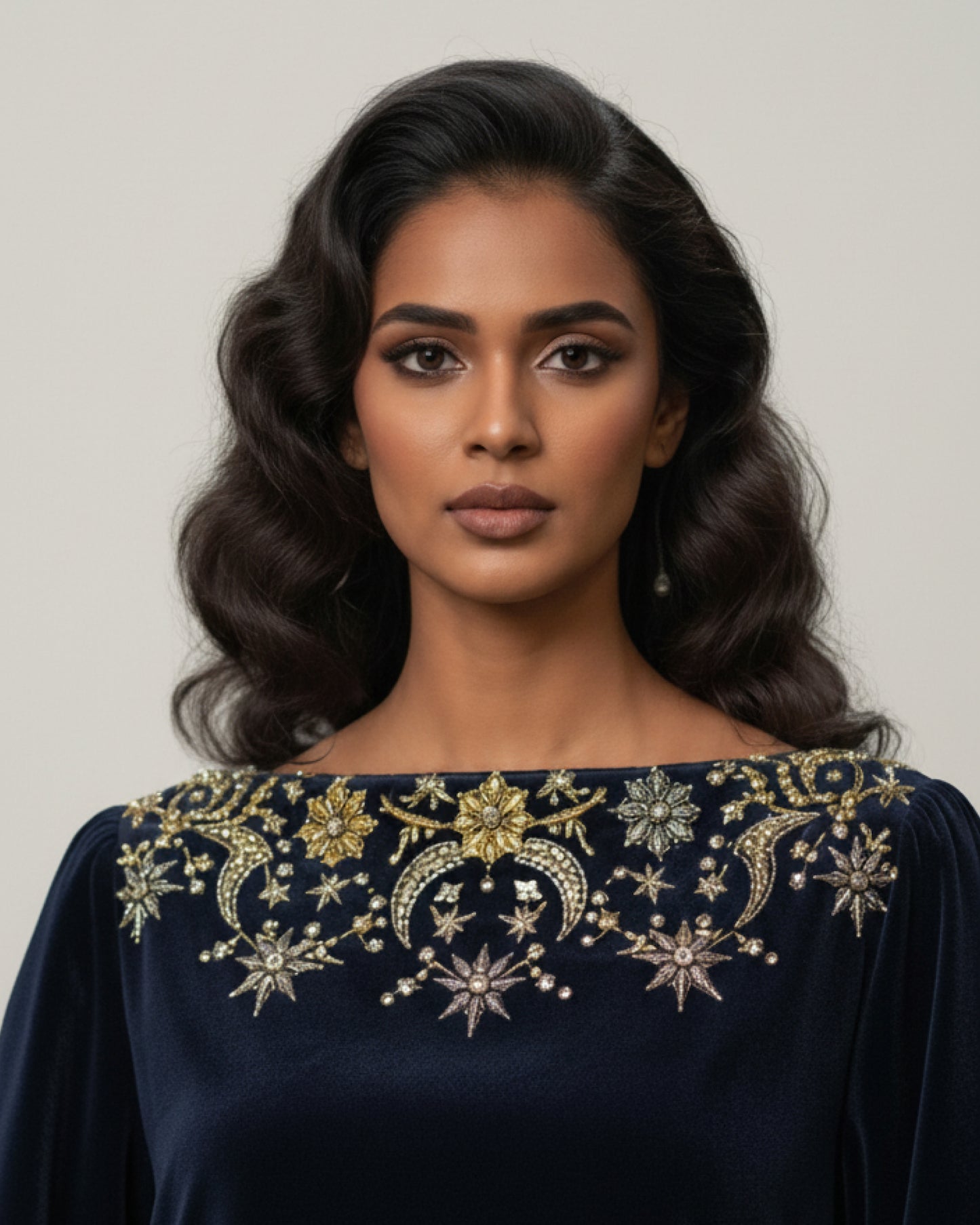 The Golden Cosmos Mini Dress