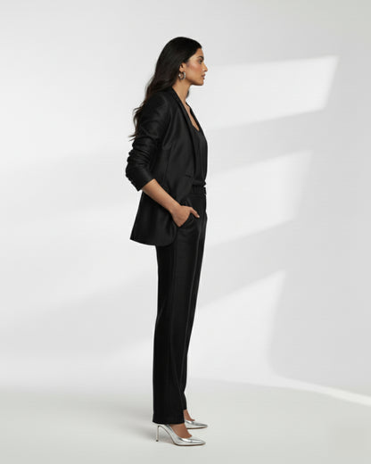 The Electric Polka Co-ord Set - Black