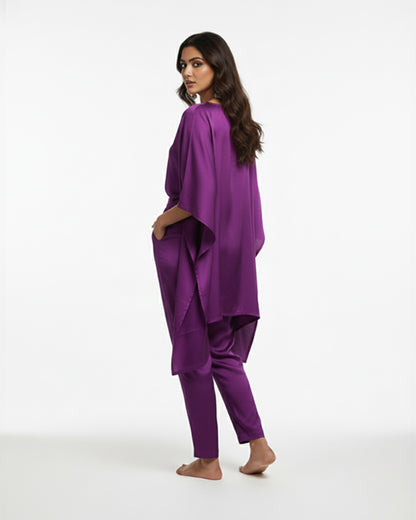 The Monochromatic Majesty Kaftan Set
