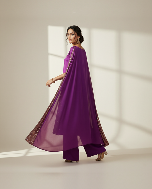 The 'Rose Lily Drift' Silk Set